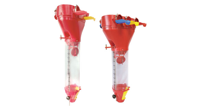 Directly coupled multiple line feed dispenser(double/triple, bottom flap release)
